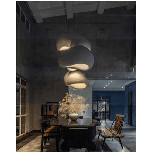 wabi sabi design style lighting