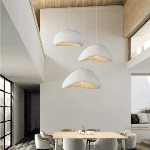 wabi sabi style lighting fixture