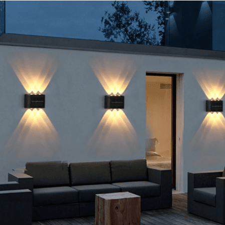 waterproof garden wall light