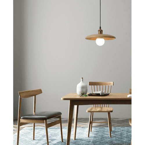 wooden pendant light