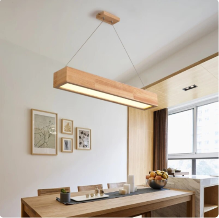 wooden pendant lights